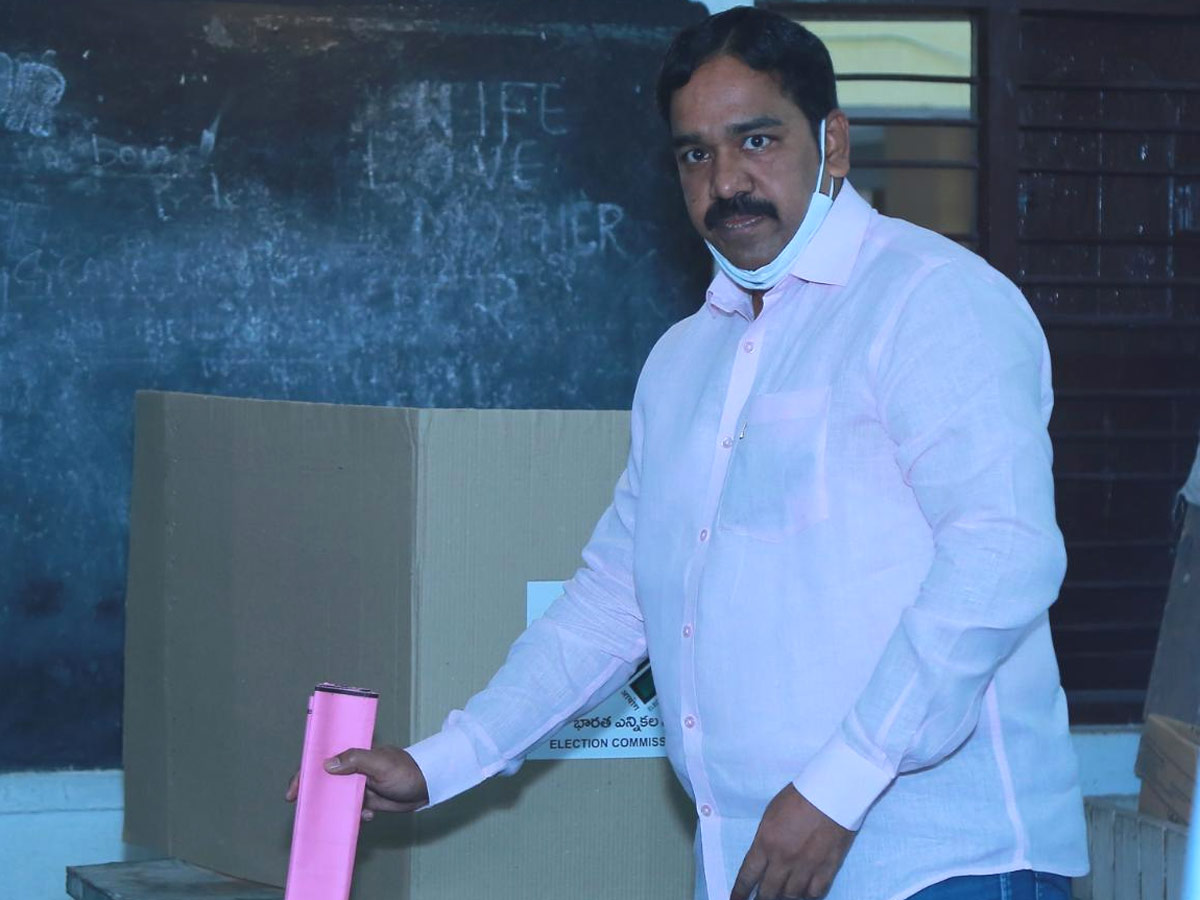 Telangana Graduate MLC Elections 2021 Polling Photo Gallery - Sakshi19