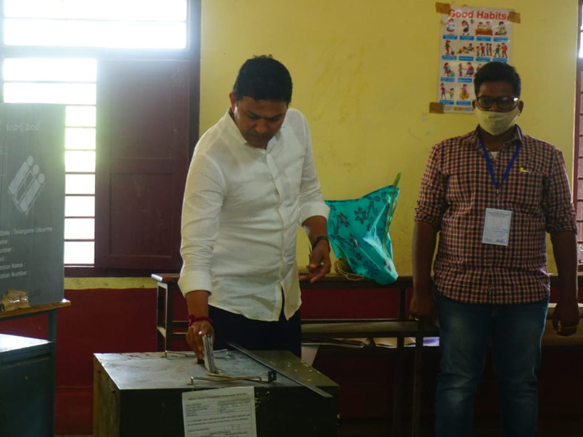 Telangana Graduate MLC Elections 2021 Polling Photo Gallery - Sakshi35