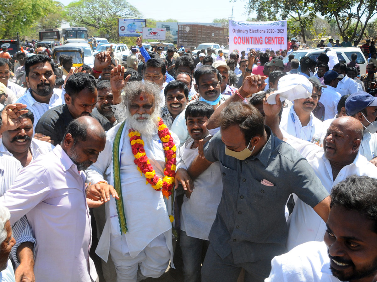 YSR Congress Sweeps Andhra Pradesh Local Body Polls Photo Gallery - Sakshi18