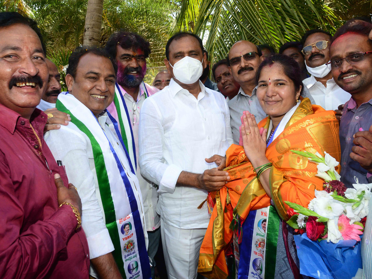 YSR Congress Sweeps Andhra Pradesh Local Body Polls Photo Gallery - Sakshi34