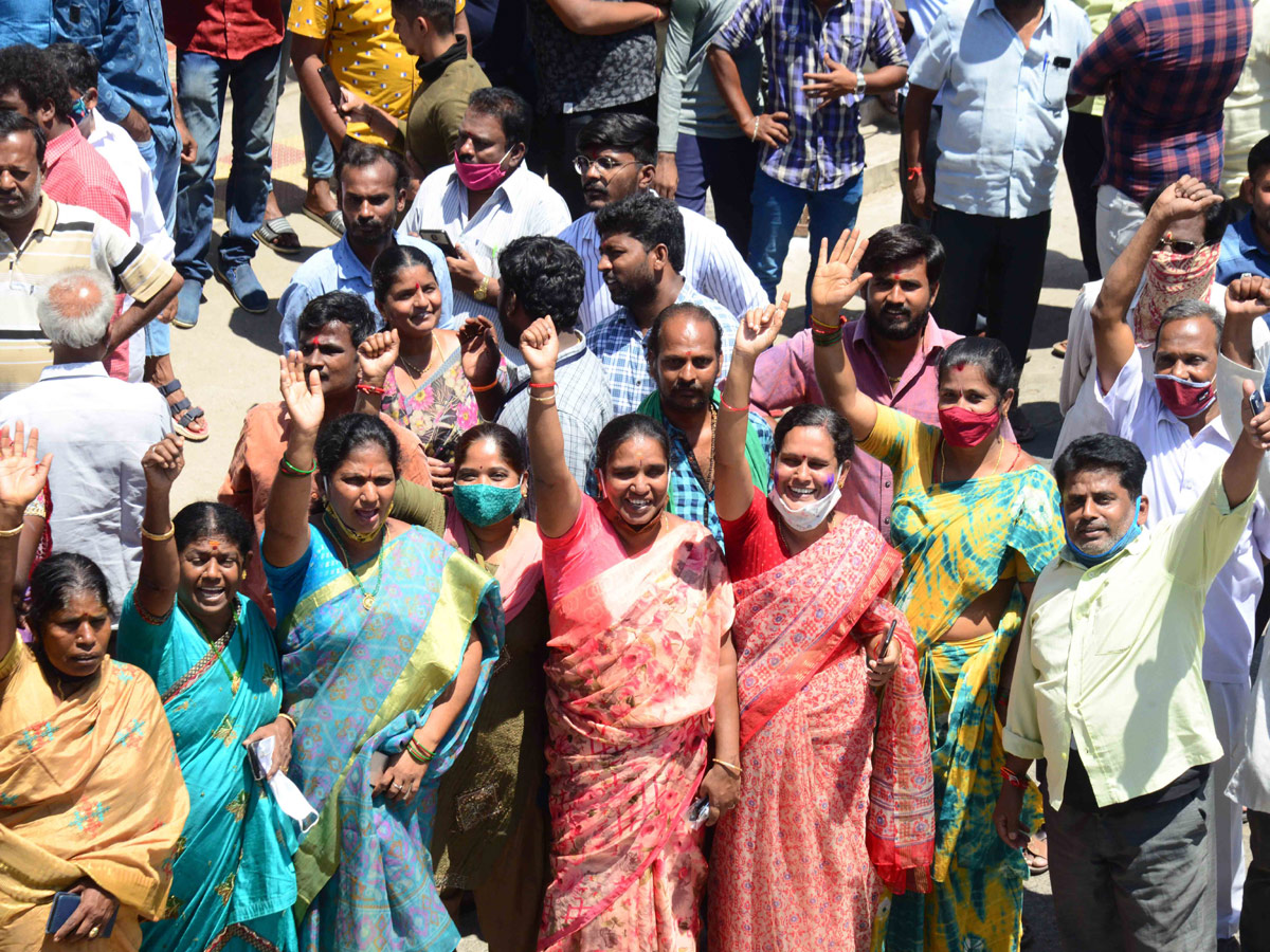 YSR Congress Sweeps Andhra Pradesh Local Body Polls Photo Gallery - Sakshi36