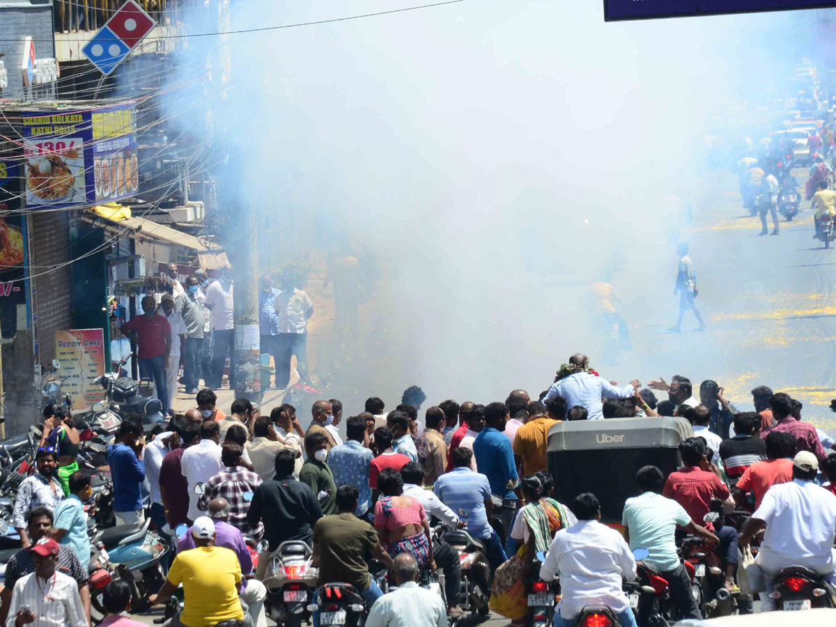 YSR Congress Sweeps Andhra Pradesh Local Body Polls Photo Gallery - Sakshi37