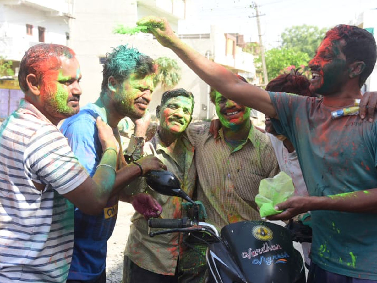 Holi Celebrations In Telangana Photo Gallery - Sakshi5