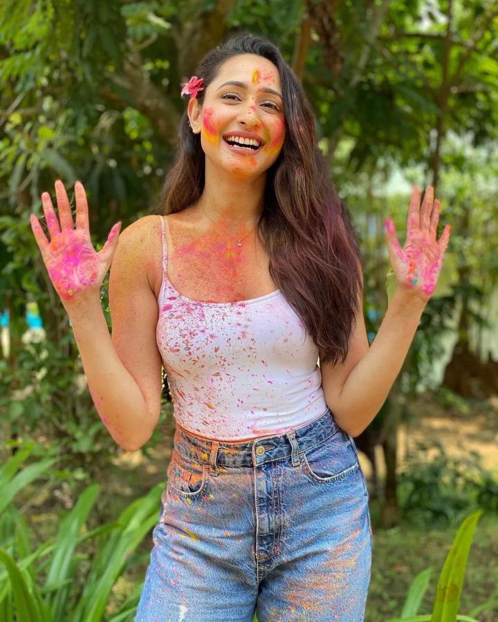 Holi Celebrations Tollywood Actresses - Sakshi7