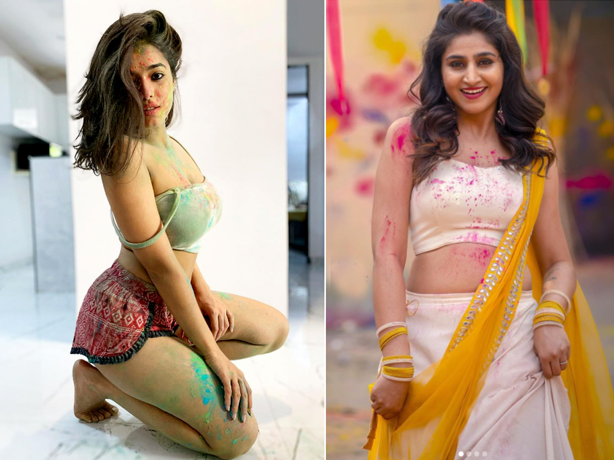 Holi Celebrations Tollywood Actresses - Sakshi14