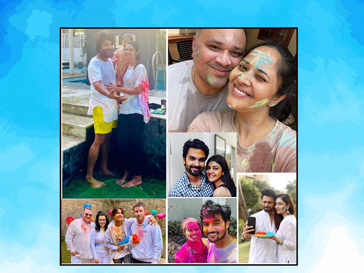 Holi 2021:Celebrities Paint The Town With Colors Photo Gallery - Sakshi1