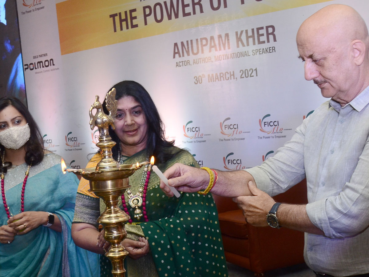 Anupam Kher addressed FLO members at their Annual General Session AT ITC KAKATAYA HOTEL, BEGUMPET Photo Gallery - Sakshi3