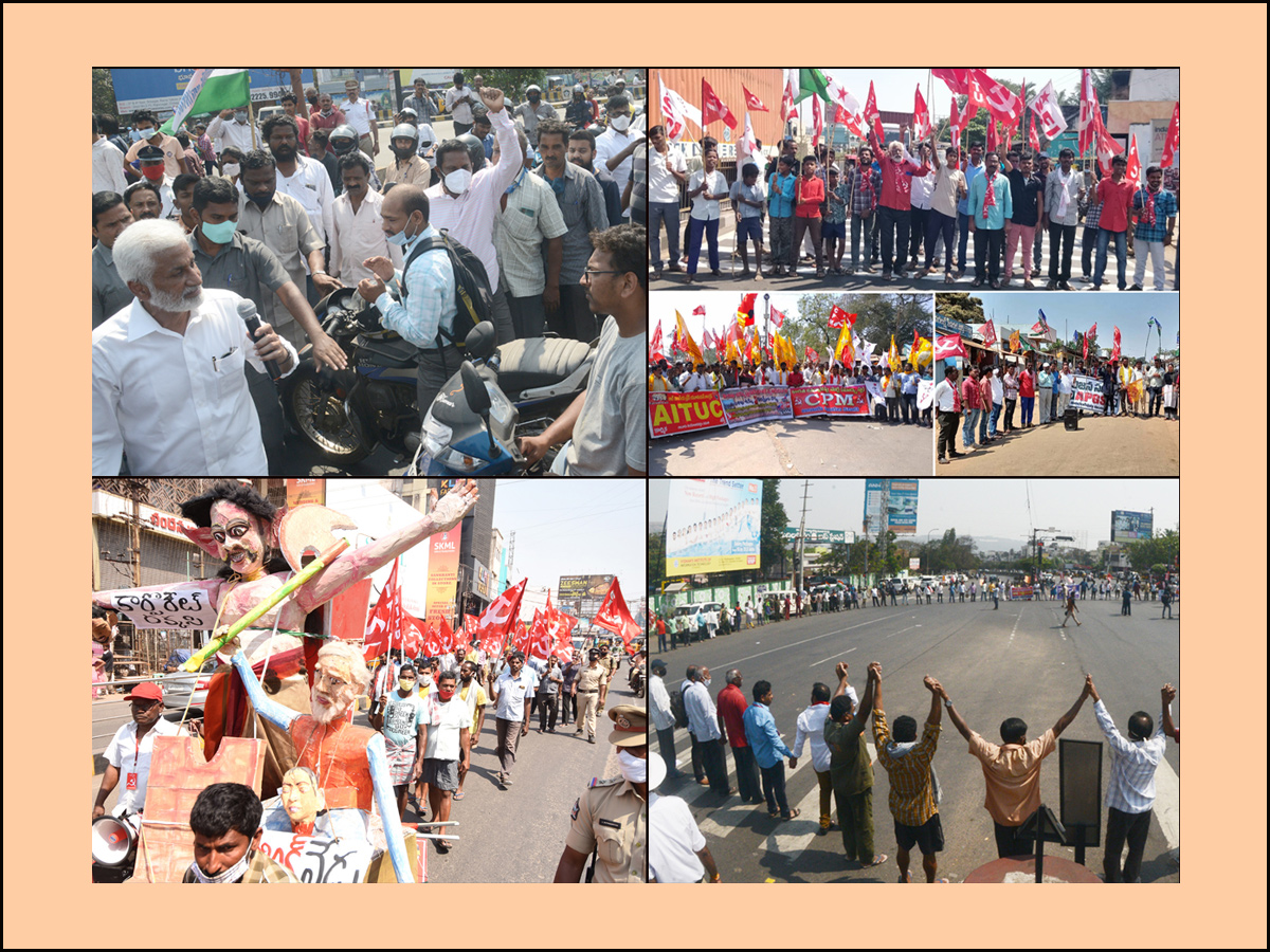 AP Bandh Over Privatization Of Visakhapatnam Steel Plant photo Gallery - Sakshi1