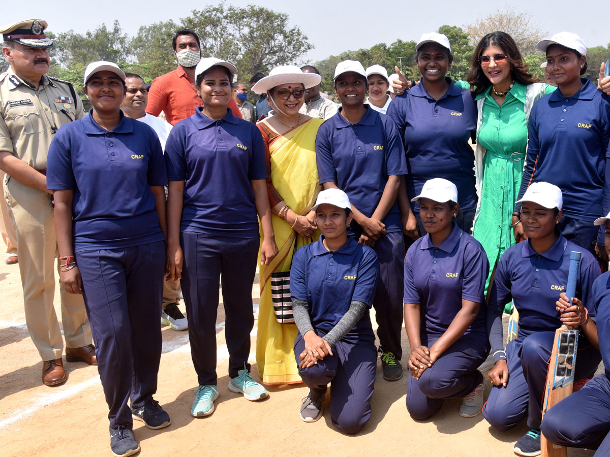 Manchu Lakshmi Playing Cricket With Girls On Womens Day Photo Gallery - Sakshi6