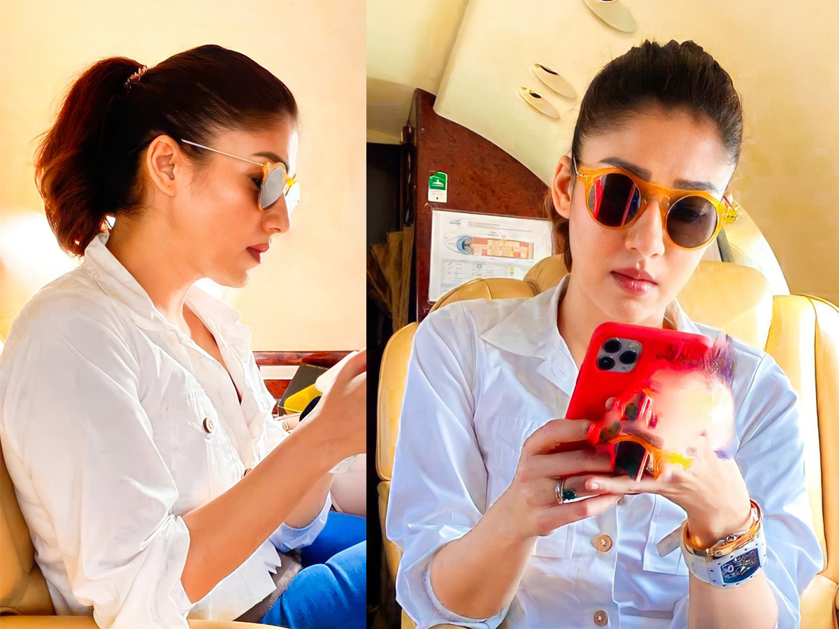 Nayanthara Her Boyfriend Vignesh Shivan Jets Kochi Photos  - Sakshi1