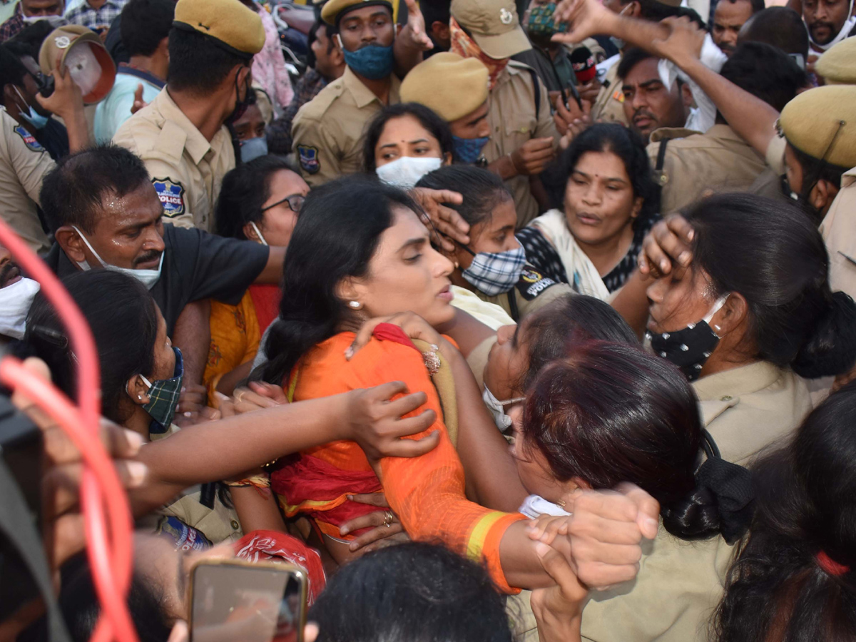 YS Sharmila deeksha At Indira Park - Sakshi25