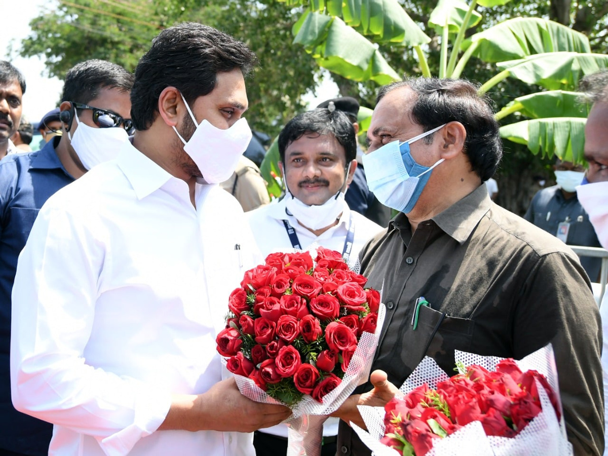 CM YS Jagan Lays Foundation Stone For Krishna River Karakatta - Sakshi20