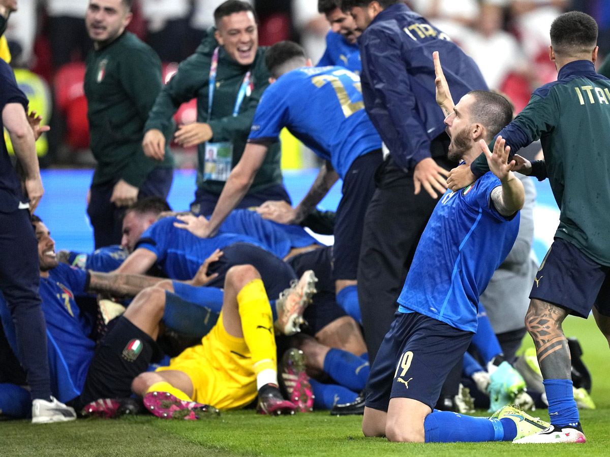 Italy beat England to win the Euro 2020 soccer championships  - Sakshi14