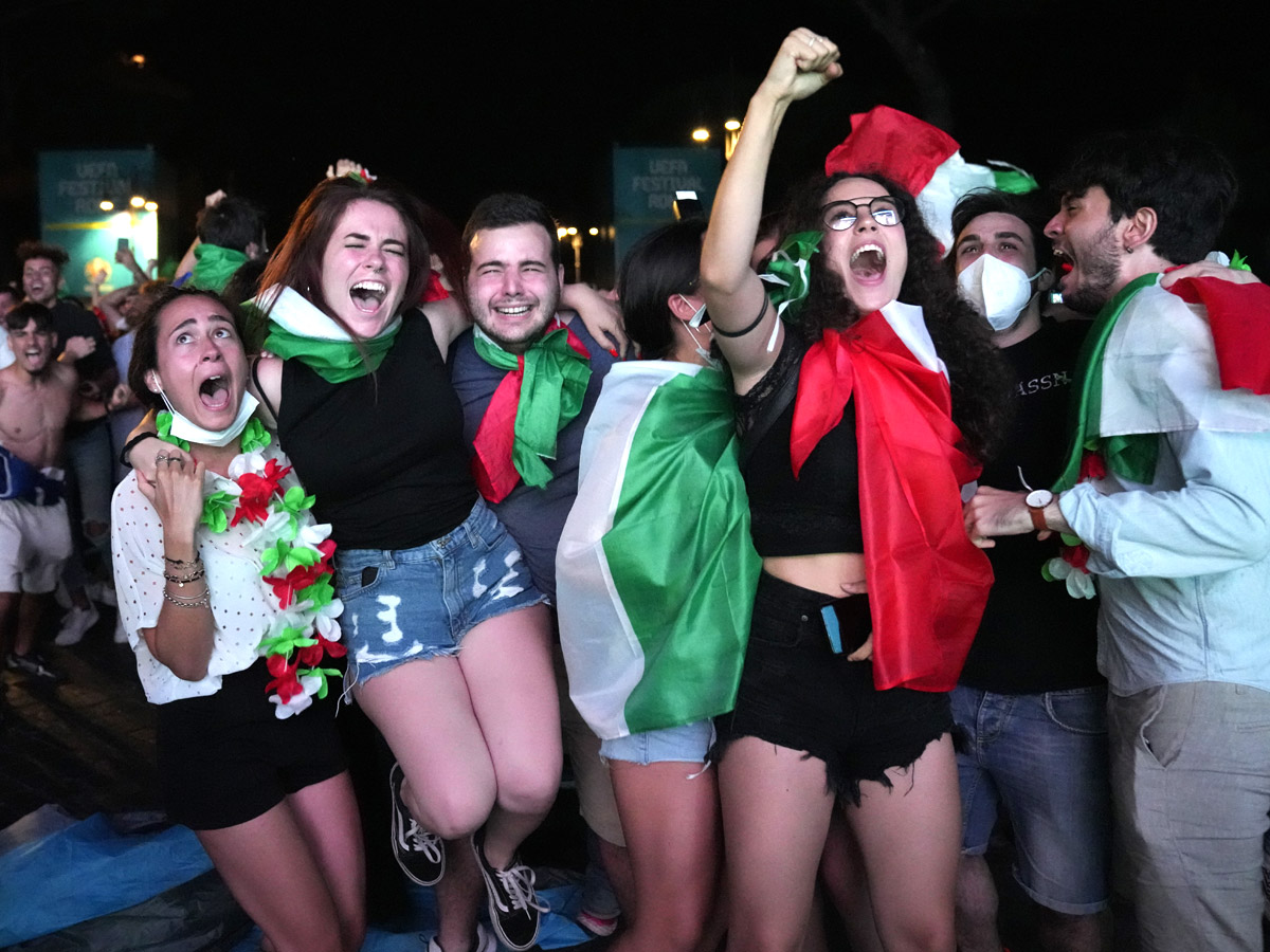 Italy beat England to win the Euro 2020 soccer championships  - Sakshi22