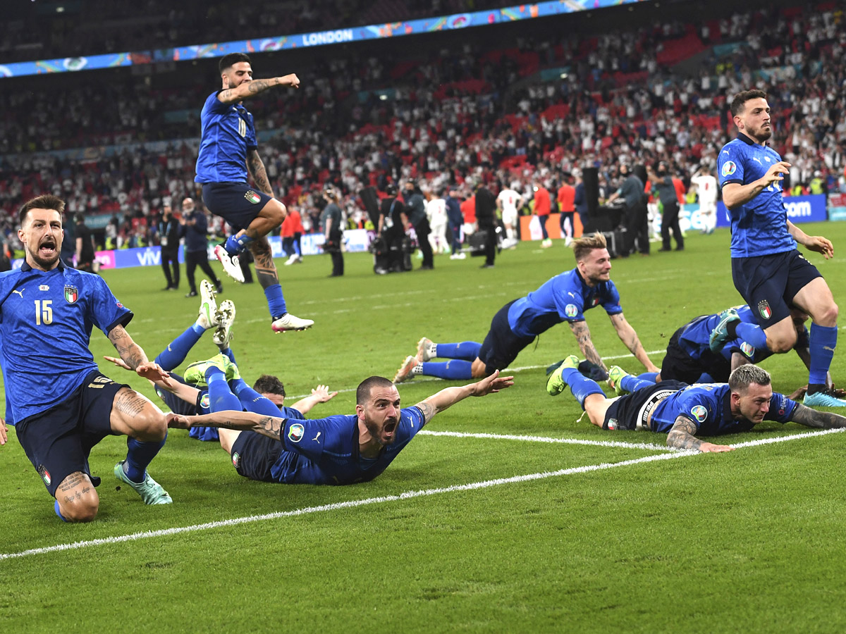 Italy beat England to win the Euro 2020 soccer championships  - Sakshi37