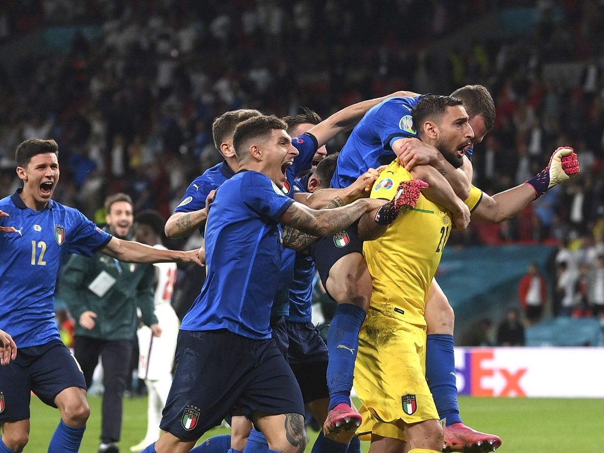 Italy beat England to win the Euro 2020 soccer championships  - Sakshi38