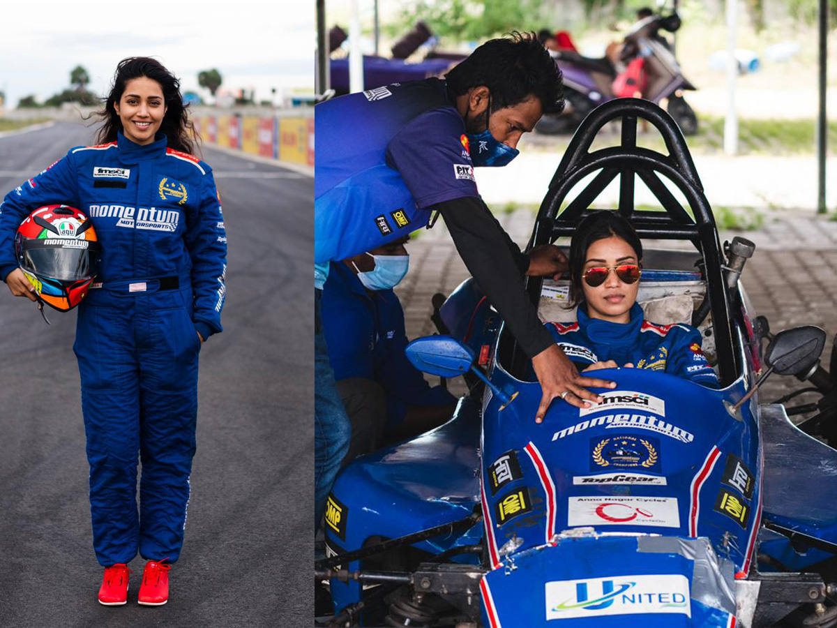 Nivetha Pethuraj has completed Level 1 of the Formula race car - Sakshi1