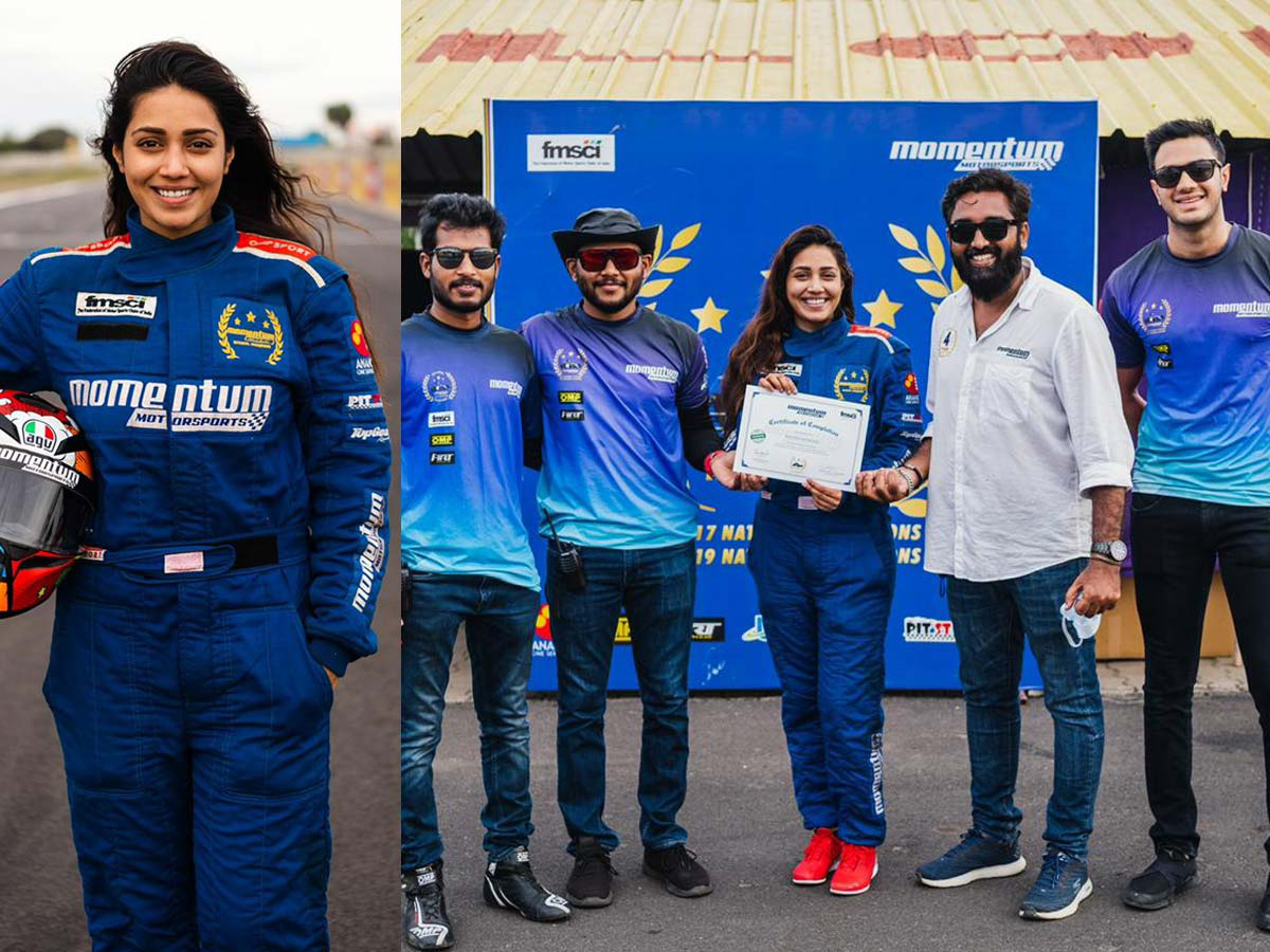 Nivetha Pethuraj has completed Level 1 of the Formula race car - Sakshi9