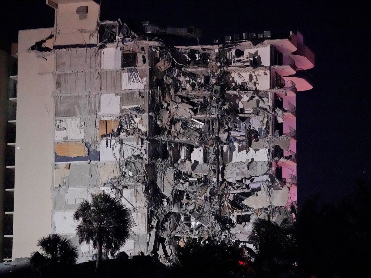 Rescue Ongoing After Miami Condo Partially Photos - Sakshi21