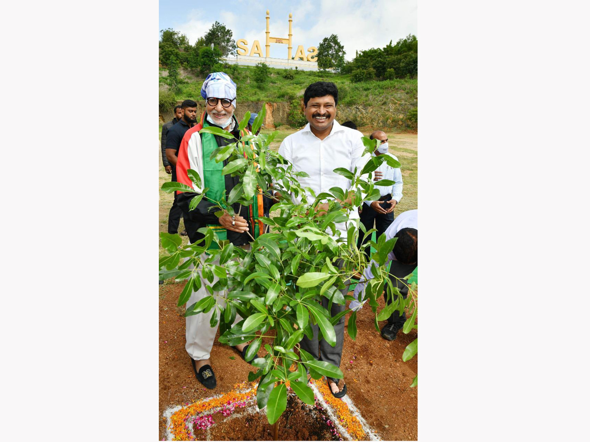 Amitabh Bachchan Join Green India Challenge with Nagarjuna and MP Santhosh Kumar Photo Gallery - Sakshi11