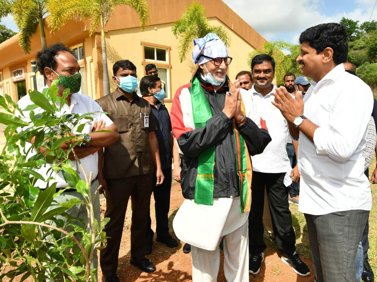 Amitabh Bachchan Join Green India Challenge with Nagarjuna and MP Santhosh Kumar Photo Gallery - Sakshi5