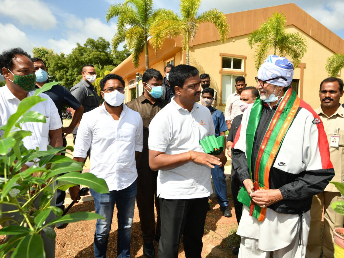 Amitabh Bachchan Join Green India Challenge with Nagarjuna and MP Santhosh Kumar Photo Gallery - Sakshi9