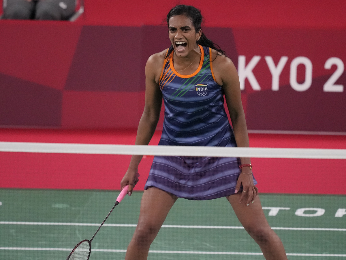 PV Sindhu becomes first Indian shuttler to reach two Olympic semis Photo Gallery - Sakshi4