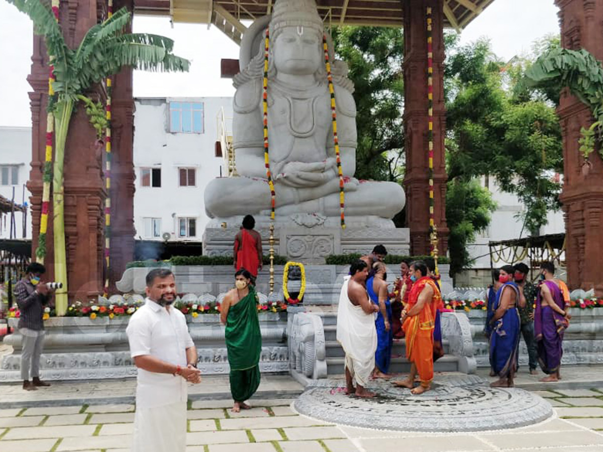 Hanuman temple constructed by Arjun Sarja in Chennai - Sakshi15