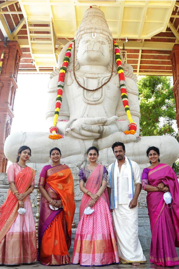 Hanuman temple constructed by Arjun Sarja in Chennai - Sakshi24