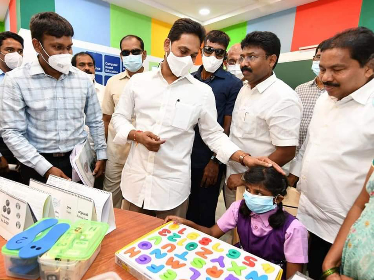 CM YS Jagan Visits East Godavari To Launch 2nd Phase Manabadi Nadu Nedu Photo Gallery - Sakshi14