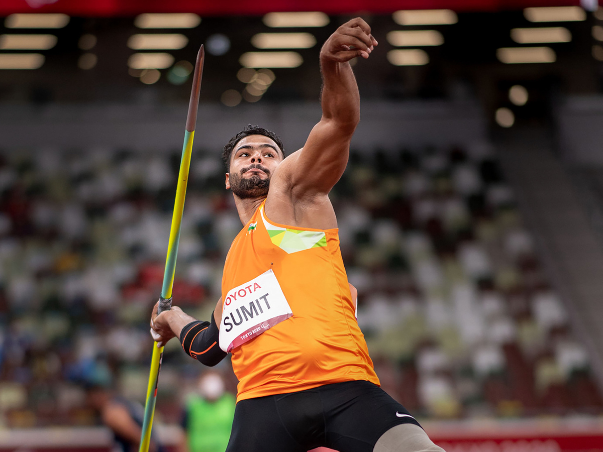 Tokyo Paralympics: Sumit Antil wins gold in javelin throw Photo Gallery - Sakshi2