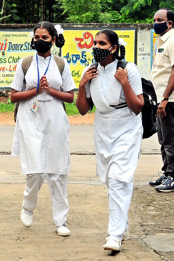 Schools Reopened in Telangana Photo Gallery - Sakshi24