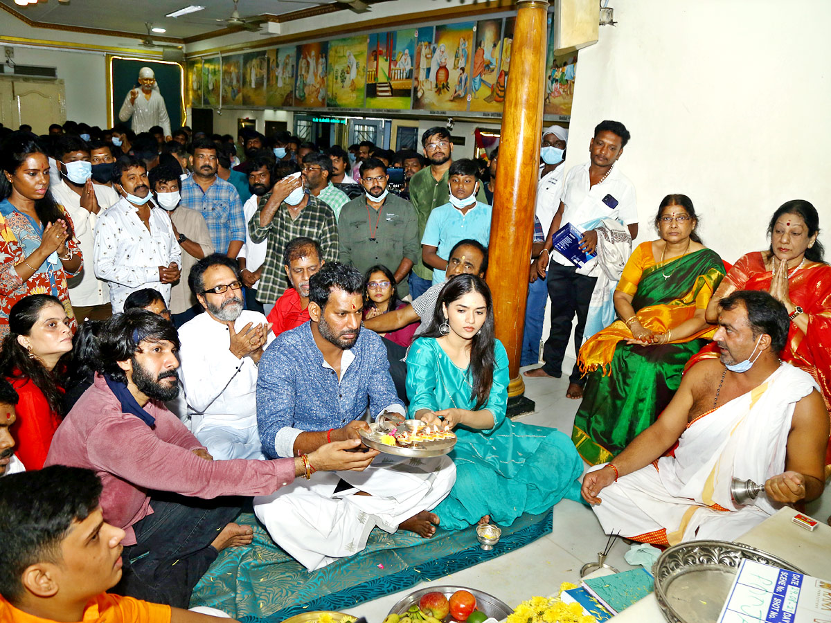 Vishal32 Launched Auspiciously With a Pooja Photo Gallery - Sakshi3