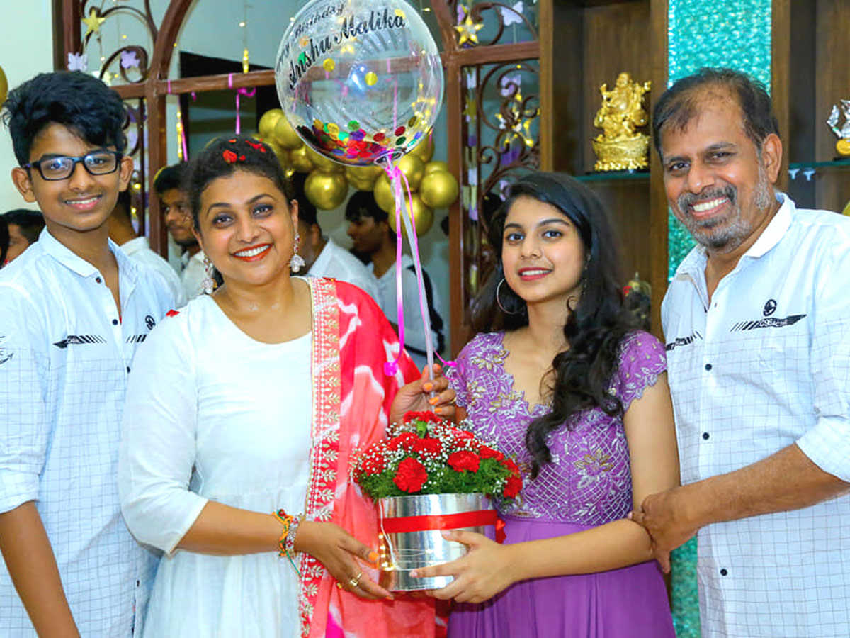 Roja Celebrates Daughter Anshu Malika's birthday Photo Gallery - Sakshi13