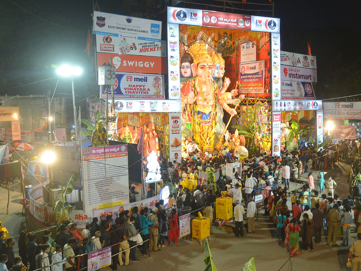 Khairatabad Ganesh Statue 2021 Photo Gallery - Sakshi2