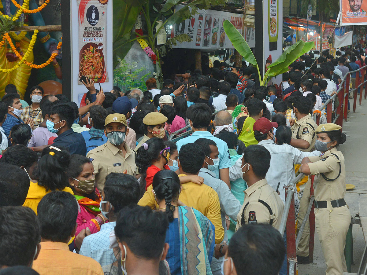 Khairatabad Ganesh Statue 2021 Photo Gallery - Sakshi12