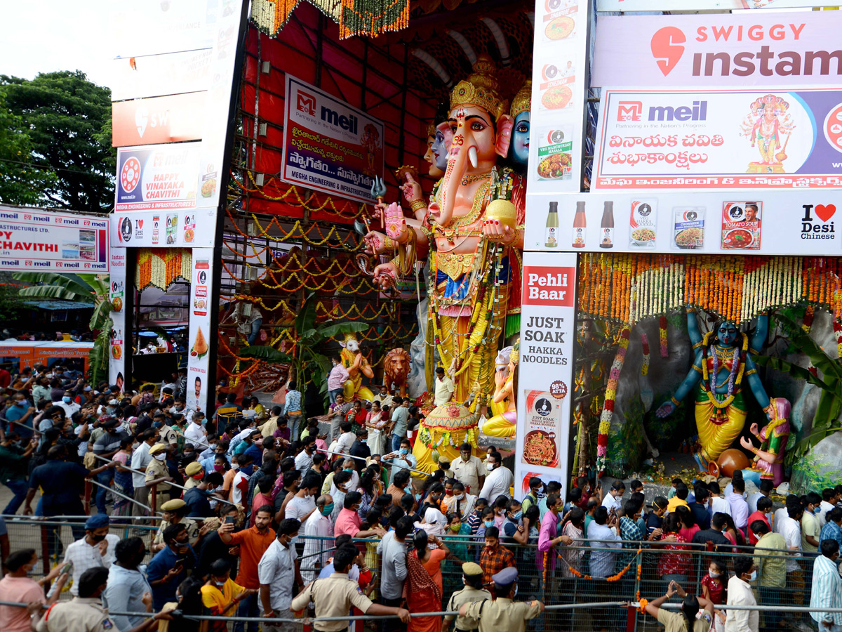 Khairatabad Ganesh Statue 2021 Photo Gallery - Sakshi15