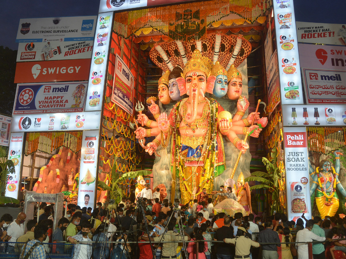 Khairatabad Ganesh Statue 2021 Photo Gallery - Sakshi4