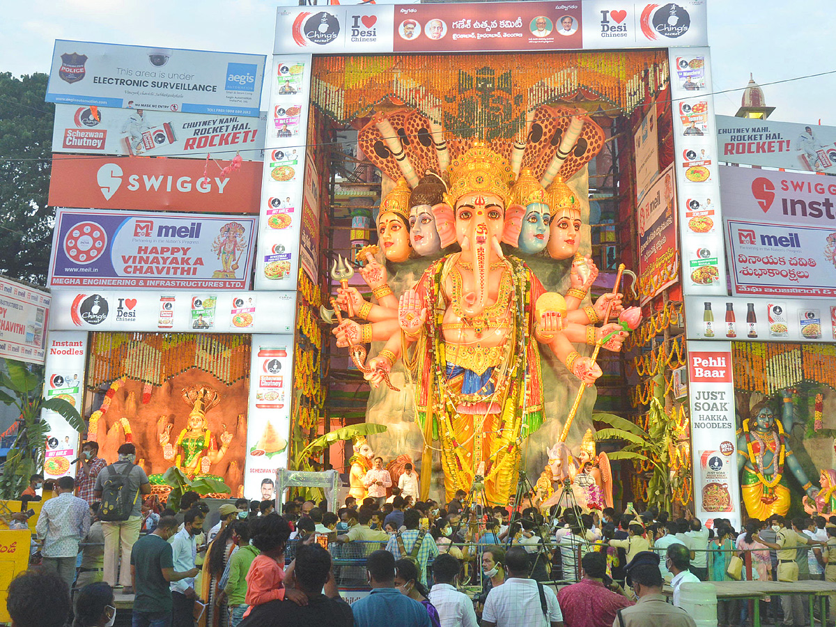 Khairatabad Ganesh Statue 2021 Photo Gallery - Sakshi6