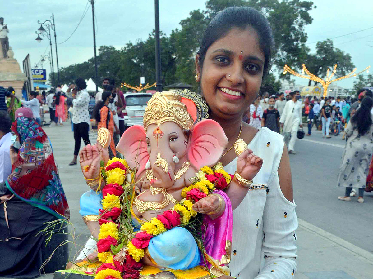 Ganesh Nimajjanam in Tank Bund Photo Gallery - Sakshi2