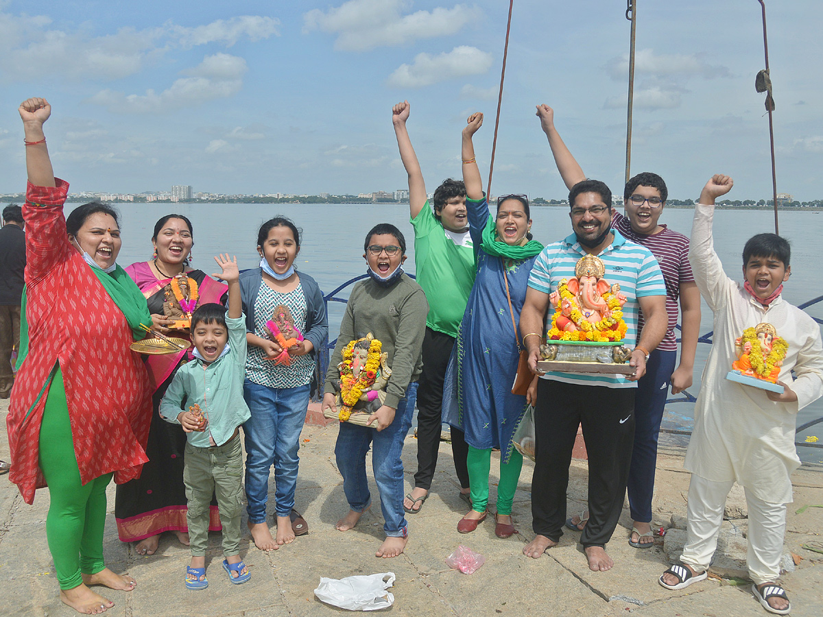 Ganesh Nimajjanam in Tank Bund Photo Gallery - Sakshi1