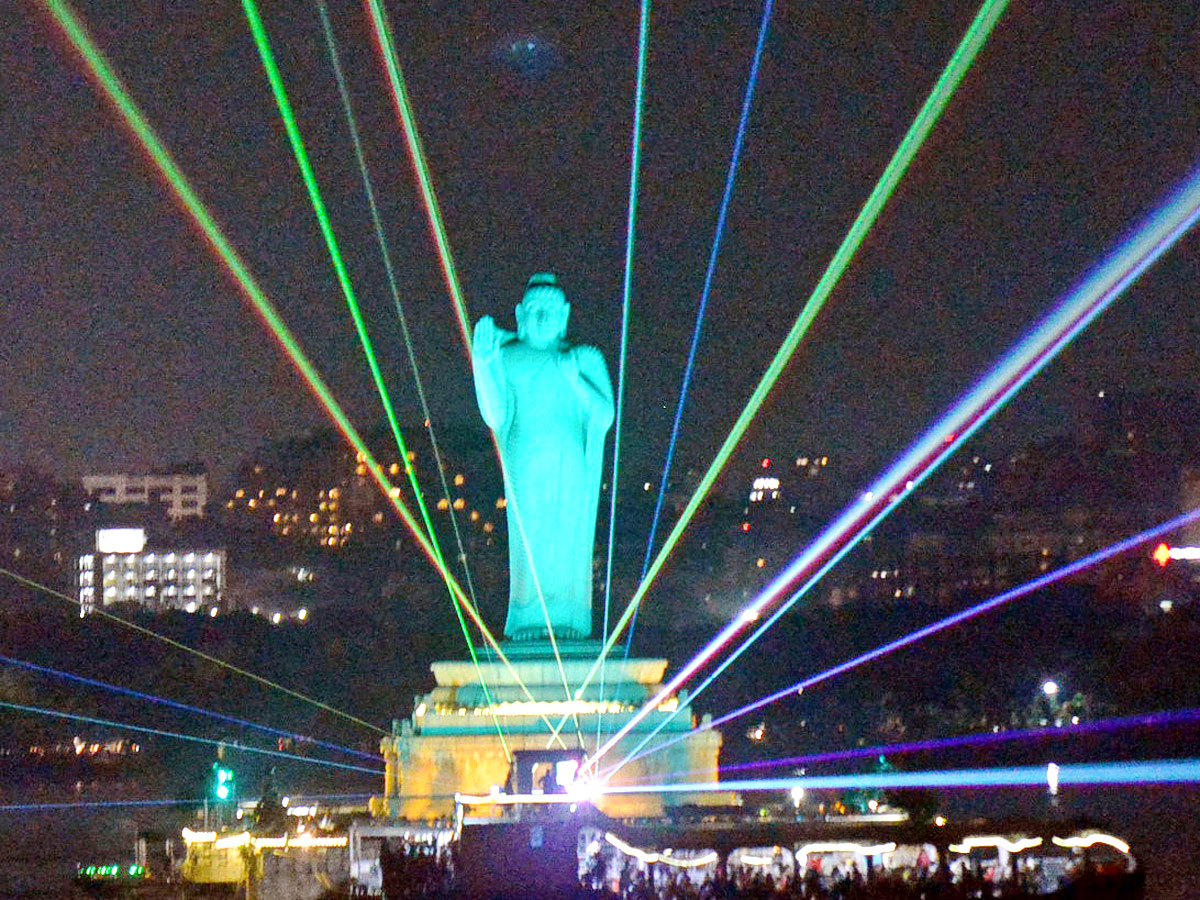 Laser Show on Tank Bund Photo Gallery - Sakshi2