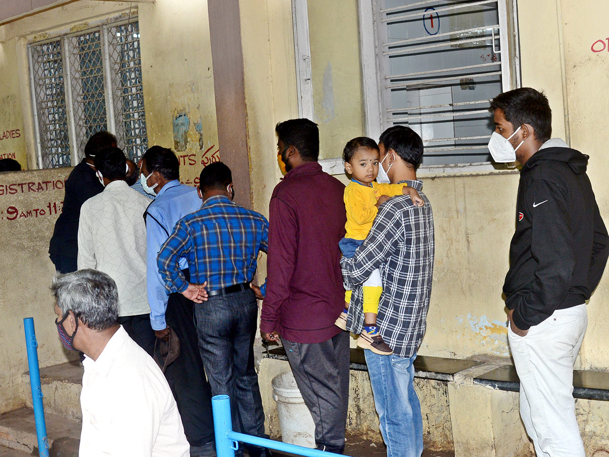 Patient Queue For Fever‌ Hospital Photo Gallery - Sakshi1