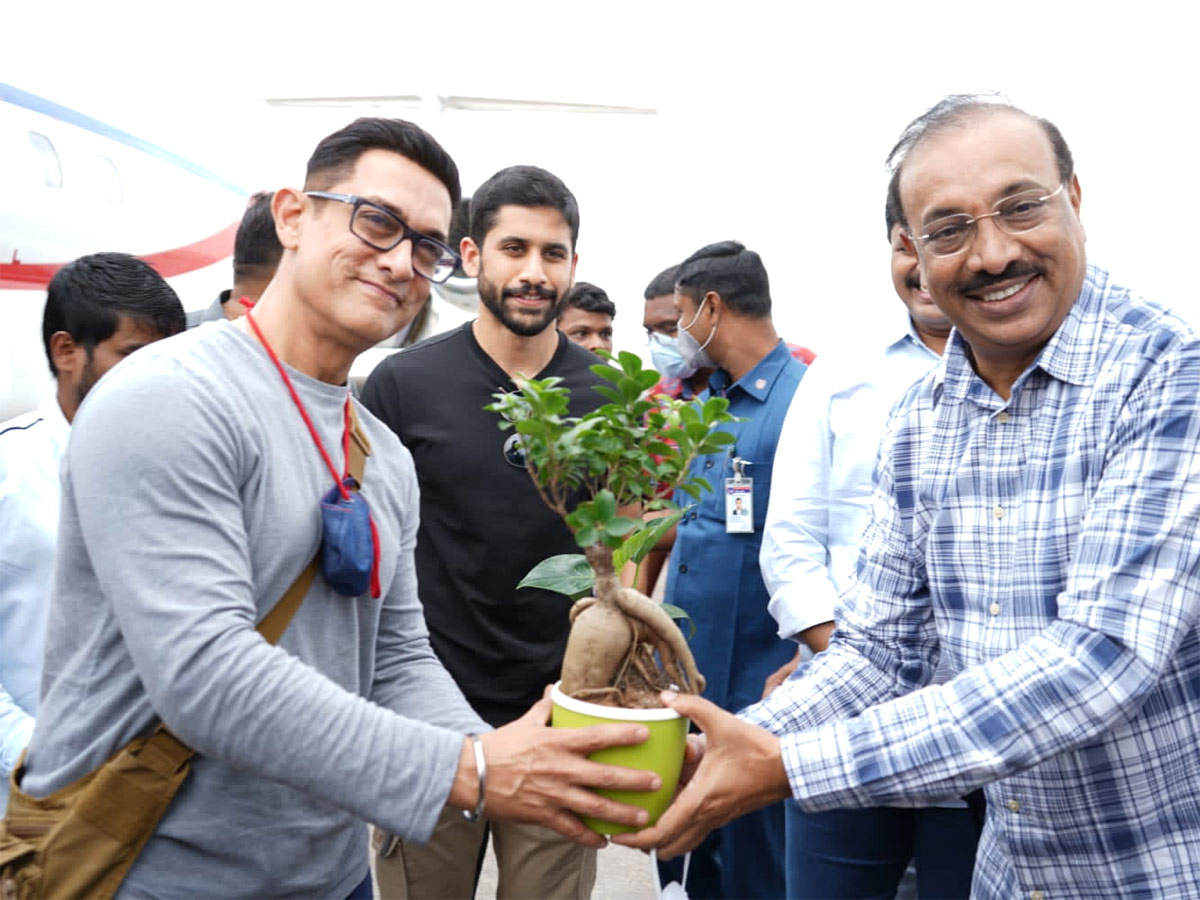 Aamir Khan and Akkineni Naga Chaitanya Participated in Green India Challenge Photo Gallery - Sakshi3