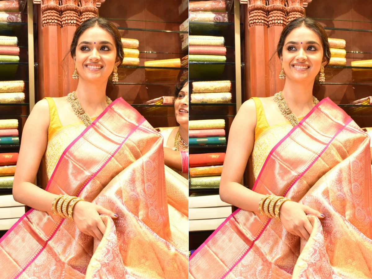 Keerthy suresh visits Nizamabad for shop opening Photo Gallery - Sakshi3