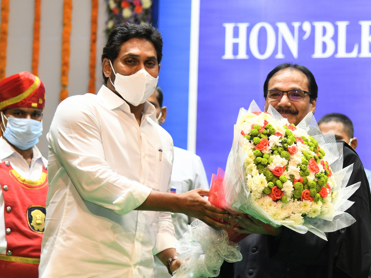 Justice Prashant Kumar Mishra Takes Oath As AP High Court Chief Justice Photo Gallery - Sakshi2