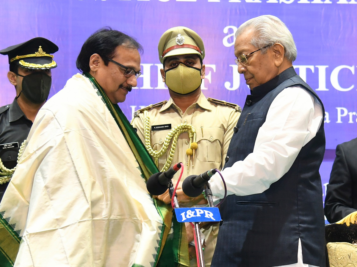 Justice Prashant Kumar Mishra Takes Oath As AP High Court Chief Justice Photo Gallery - Sakshi3