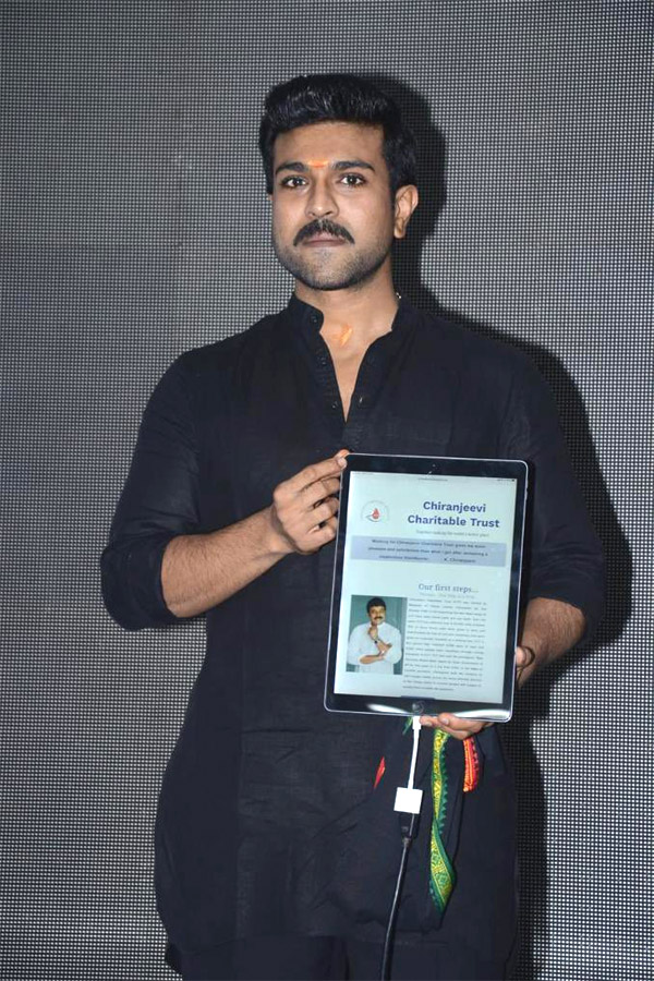 Ram Charan Starts Chiranjeevi Charitable Trust Website Photo Gallery - Sakshi8