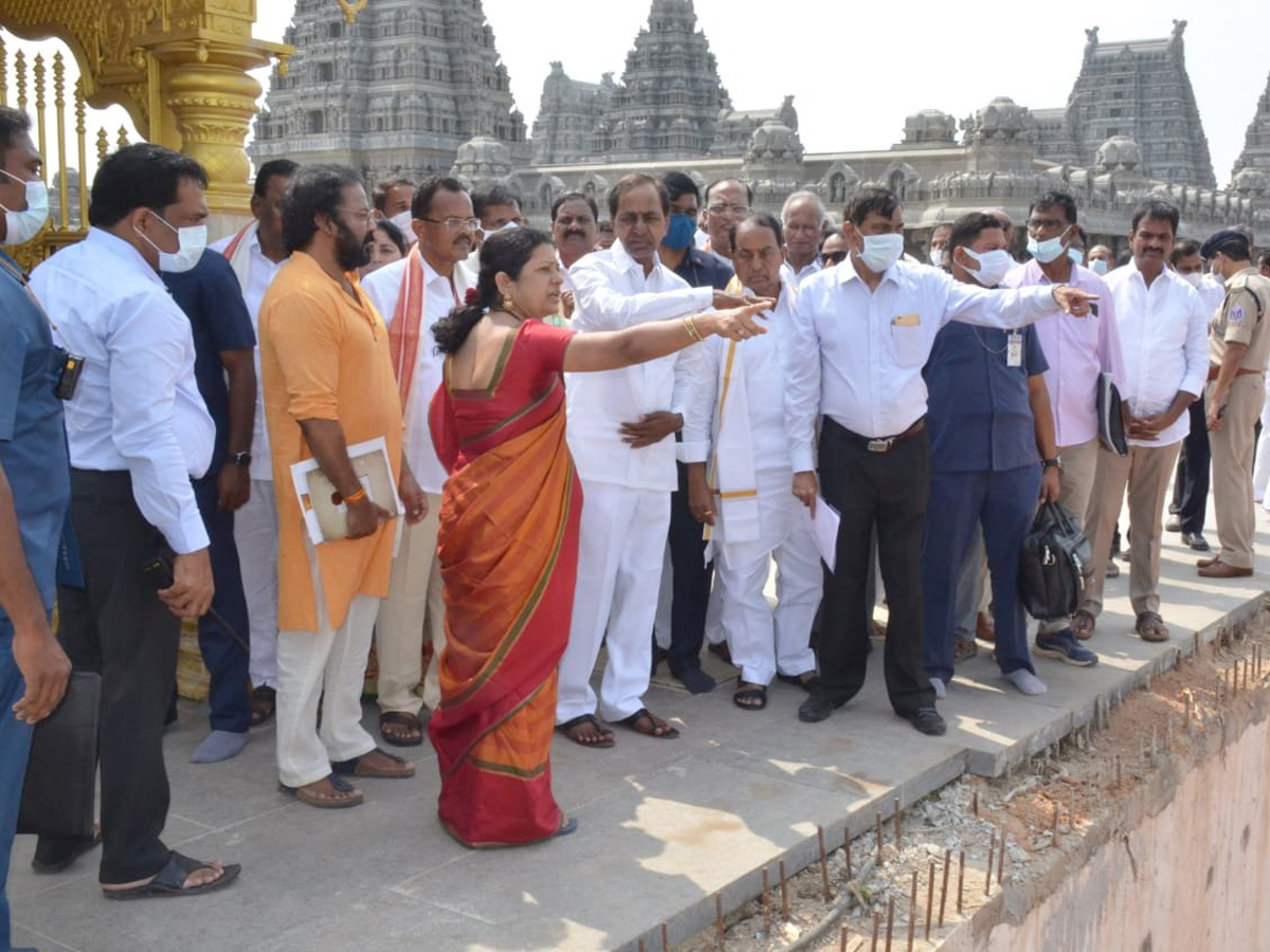 KCR Visits Yadadri Temple Photo Gallery - Sakshi8