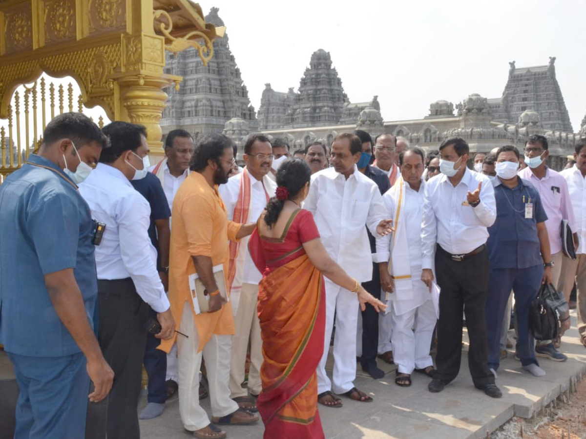 KCR Visits Yadadri Temple Photo Gallery - Sakshi9